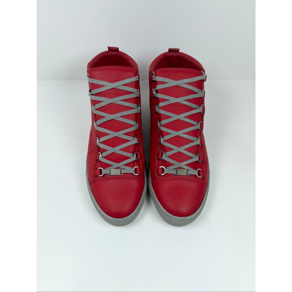 Size 44EU/11US - Balenciaga Arena Red Grey High Top - Picture 3 of 8
